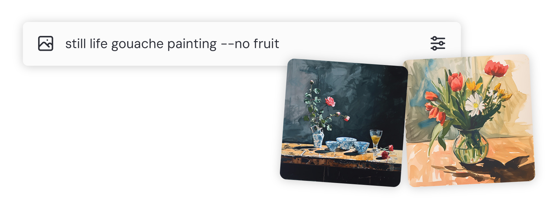 Examples of using --no in prompts