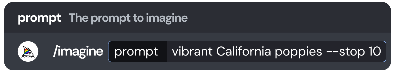 Using the --stop parameter in Discord